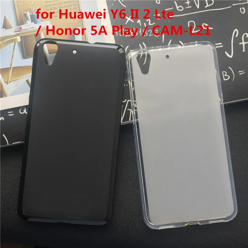 Мягкий силиконовый защитный чехол накладка для Huawei Y6 II 2 Lte / Honor 5A Play/CAM L21 ТПУ
