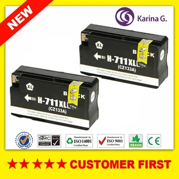 2 BK Compatible Ink Cartridge For HP711 HP 711XL suit for HP Designjet T120 24/T120 610/T520 24/T520 36/T520 610 Printer
2 BK Compatible Ink Cartridge For HP711 HP 711XL suit for HP Designjet T120 24/T120 610/T520 24/T520 36/T520 610 Printer