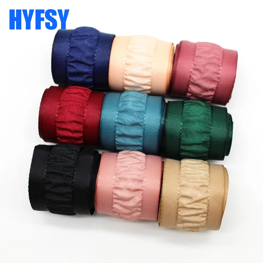 Lace 7/8 22 mm 1-1/2 38 mm ruffled flounce ribbon 10 yards DIY handmade material skirt edge hat edge headdress ruffles satin
Lace 7/8 22 mm 1-1/2 38 mm ruffled flounce ribbon 10 yards DIY handmade material skirt edge hat edge headdress ruffles satin