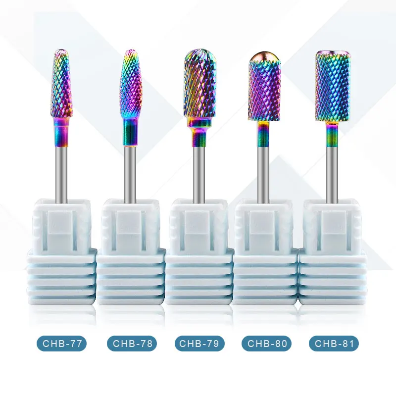 5Type Rainbow Tungsten Carbide Nail Drill Bit 3/32" Foot Cuticle Burr Bits For Manicure Nail Drill Accessories Gel Removal Tools
5Type Rainbow Tungsten Carbide Nail Drill Bit 3/32" Foot Cuticle Burr Bits For Manicure Nail Drill Accessories Gel Removal Tools