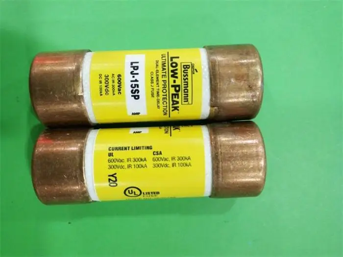 LPJ-15SP delay fuse fuse 21X57MM BUSS LOW PEAK genuine 15A600V