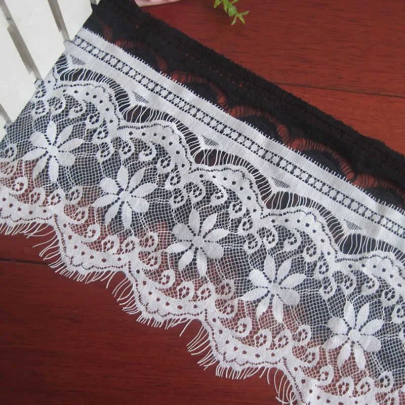 13cm Wide Mesh Lace Fabric Eyelash Lace Trim Ultra thin Nylon Sewing Lace Accessories
13cm Wide Mesh Lace Fabric Eyelash Lace Trim Ultra thin Nylon Sewing Lace Accessories