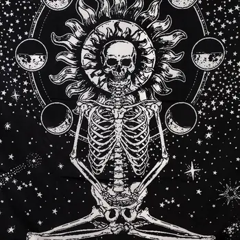 Creative Couple lover Skull Painting Tapestry Seven Star Meditation Skeleton Tapestry Yoga Mat Blanket Mandala Wall Hanging
Creative Couple lover Skull Painting Tapestry Seven Star Meditation Skeleton Tapestry Yoga Mat Blanket Mandala Wall Hanging