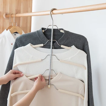 Creative Sponge Non-Slip Multi-Layer Hanger Home Wardrobe Stainless Steel Multi-Function Wardrobe Magic Drying Rack
Creative Sponge Non-Slip Multi-Layer Hanger Home Wardrobe Stainless Steel Multi-Function Wardrobe Magic Drying Rack
