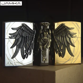 16 Style Art Relief Available Retro Metal Carving Lighters Grinder Fire Cigarette Lighter Inflatable Gas Butane Smoker Best Gift
16 Style Art Relief Available Retro Metal Carving Lighters Grinder Fire Cigarette Lighter Inflatable Gas Butane Smoker Best Gift