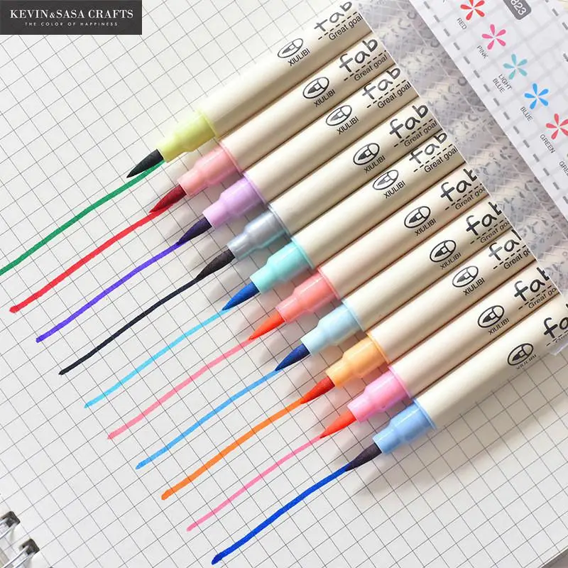 10Pcs/Set Color Marker Pen Set For Kids School Painting Drawing Brush Fabric Color Pens Stationery School Supplies Pen Tools
10Pcs/Set Color Marker Pen Set For Kids School Painting Drawing Brush Fabric Color Pens Stationery School Supplies Pen Tools