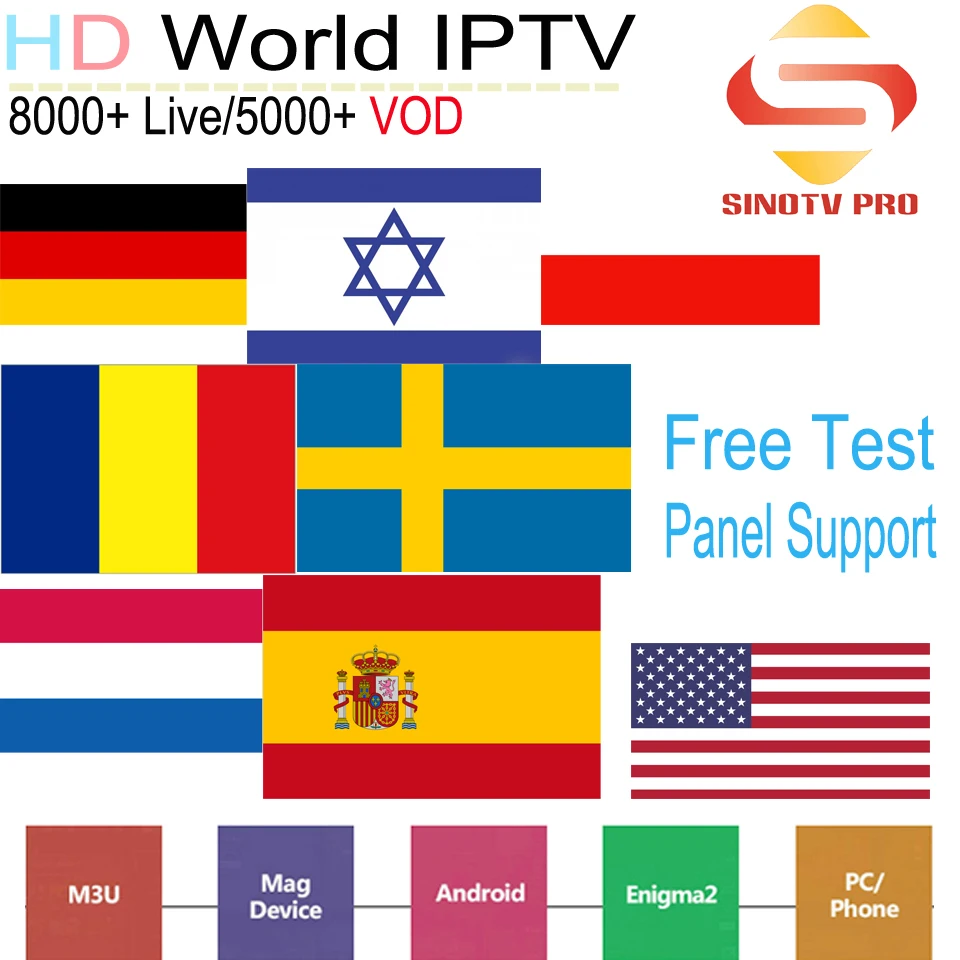 Spain IPTV Espana Channels Germany Poland Czech Slovak Hrvatska Croatia TV Holland Brazil Hebrew Malta Europe Live Subscription
Spain IPTV Espana Channels Germany Poland Czech Slovak Hrvatska Croatia TV Holland Brazil Hebrew Malta Europe Live Subscription