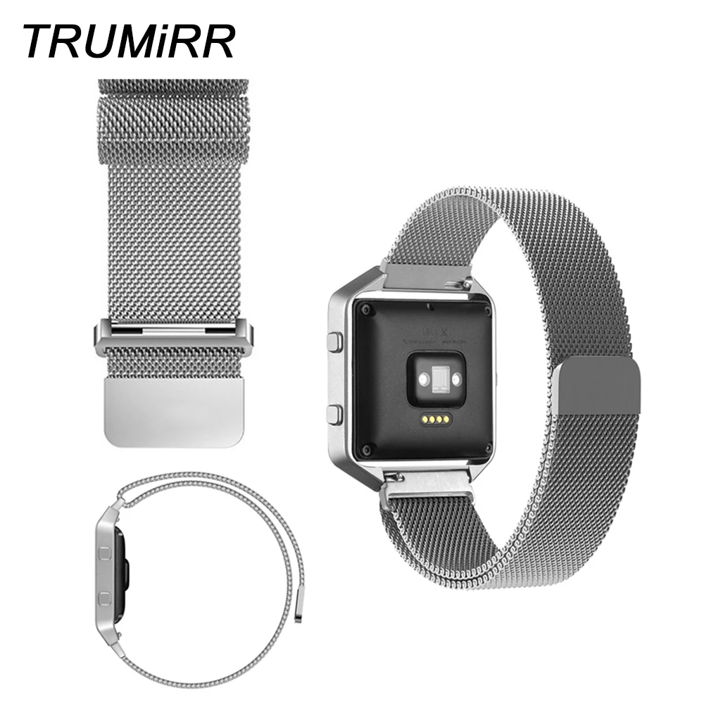 23mm Milanese Loop Band for Fitbit Blaze Smart Fitness Watch Stainless Steel Magnetic Closure Bracelet Replacement Link Strap
23mm Milanese Loop Band for Fitbit Blaze Smart Fitness Watch Stainless Steel Magnetic Closure Bracelet Replacement Link Strap