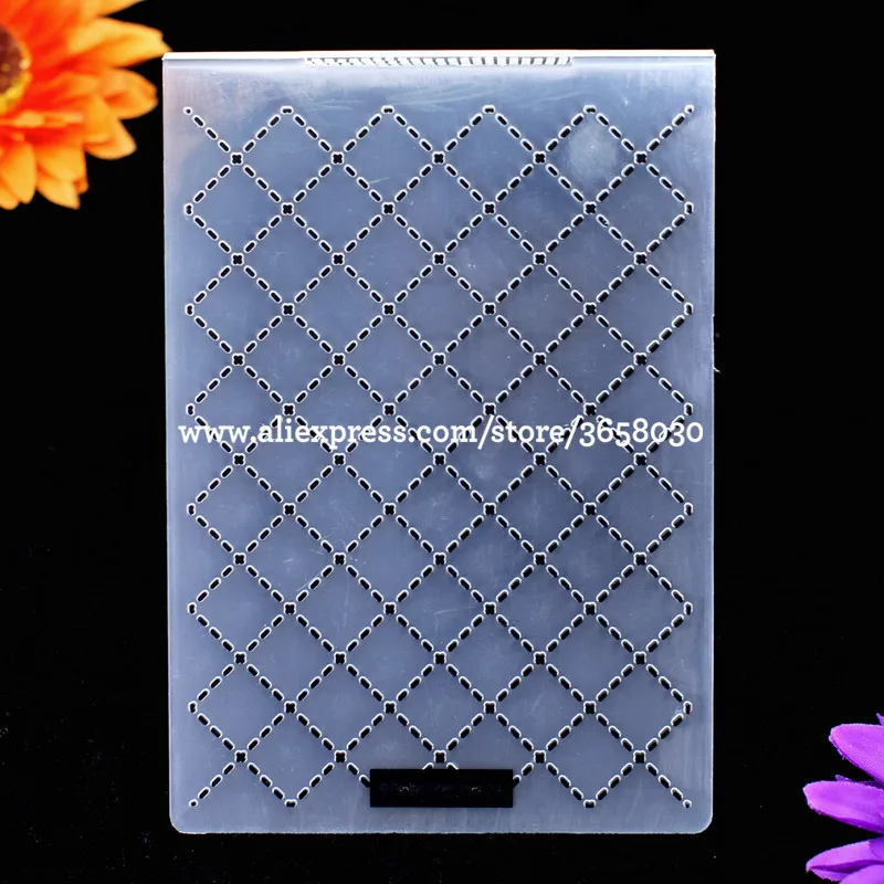 Grid Lattice Plastic Embossing Folder For Scrapbook DIY Album Card Tool Plastic Template 10.5x15cm 8070613
Grid Lattice Plastic Embossing Folder For Scrapbook DIY Album Card Tool Plastic Template 10.5x15cm 8070613