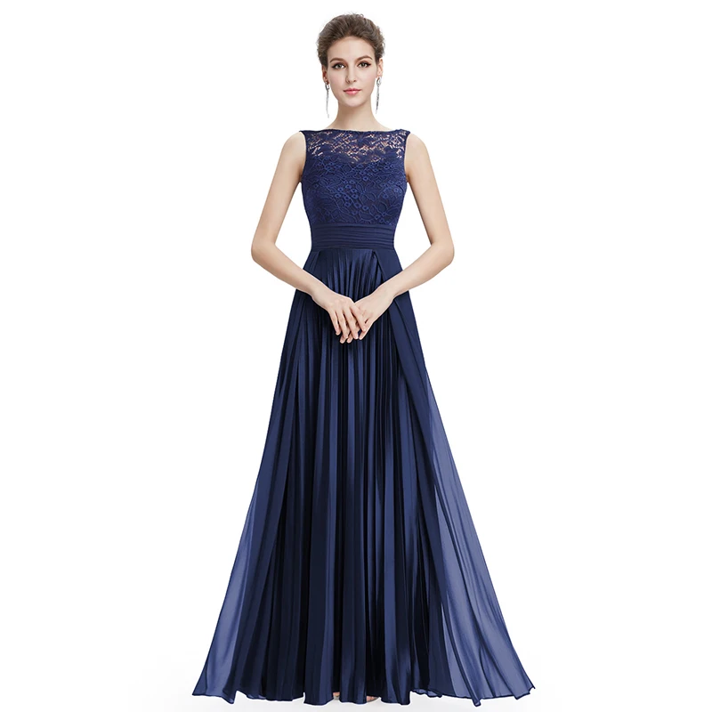 Cheap Prom Dresses Long 2019 Women's Navy Blue A-line Lace Sleeveless Round Neck Prom Long Elegant Dresses for Wedding Guest
Cheap Prom Dresses Long 2019 Women's Navy Blue A-line Lace Sleeveless Round Neck Prom Long Elegant Dresses for Wedding Guest