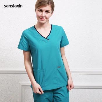 sanxiaxin Medical Clothes Scrub Sets Doctors Nurses Short Sleeve Uniforms Dentistry Oral Clinic Pet Doctor Workwear Overall New
sanxiaxin Medical Clothes Scrub Sets Doctors Nurses Short Sleeve Uniforms Dentistry Oral Clinic Pet Doctor Workwear Overall New