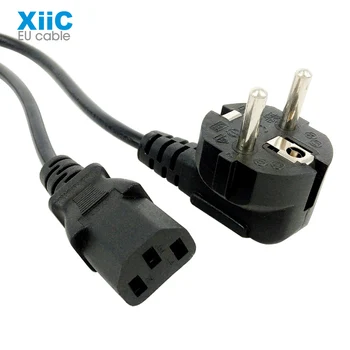 

1.2M 4ft 3 Prong 2 Pin EU Standards AC Power Cord Adapter Cable for Laptop Printers PC Monitor