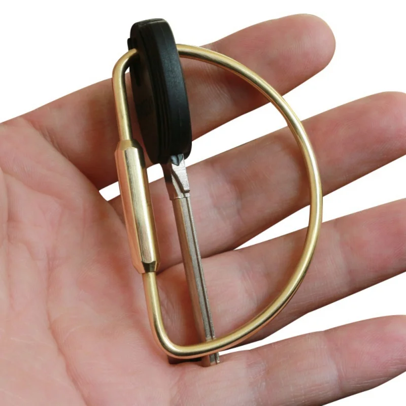 1 Pcs Oval Shape Brass Keychain Camping equipment D Shape Classic Key Ring Key Chain EDC outdoor Camping hiking Tools
1 Pcs Oval Shape Brass Keychain Camping equipment D Shape Classic Key Ring Key Chain EDC outdoor Camping hiking Tools