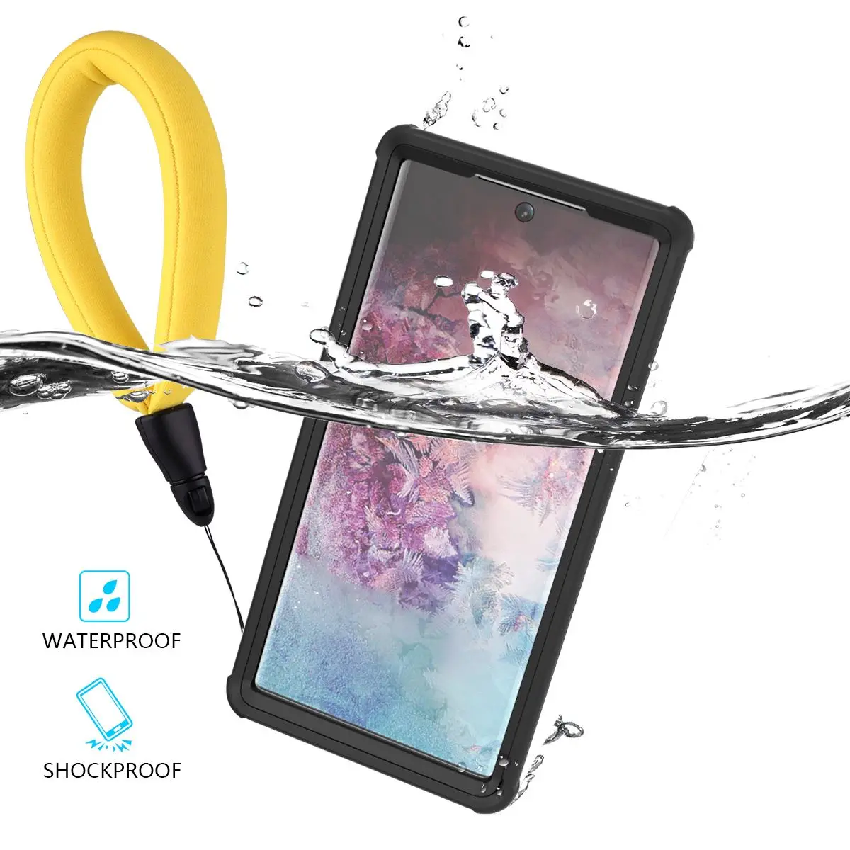 For Samsung Galaxy Note 10 Plus IP68 Waterproof Case 360 Degree Protection Case Shockproof Underwater Shell with Buoyancy Cotton
For Samsung Galaxy Note 10 Plus IP68 Waterproof Case 360 Degree Protection Case Shockproof Underwater Shell with Buoyancy Cotton