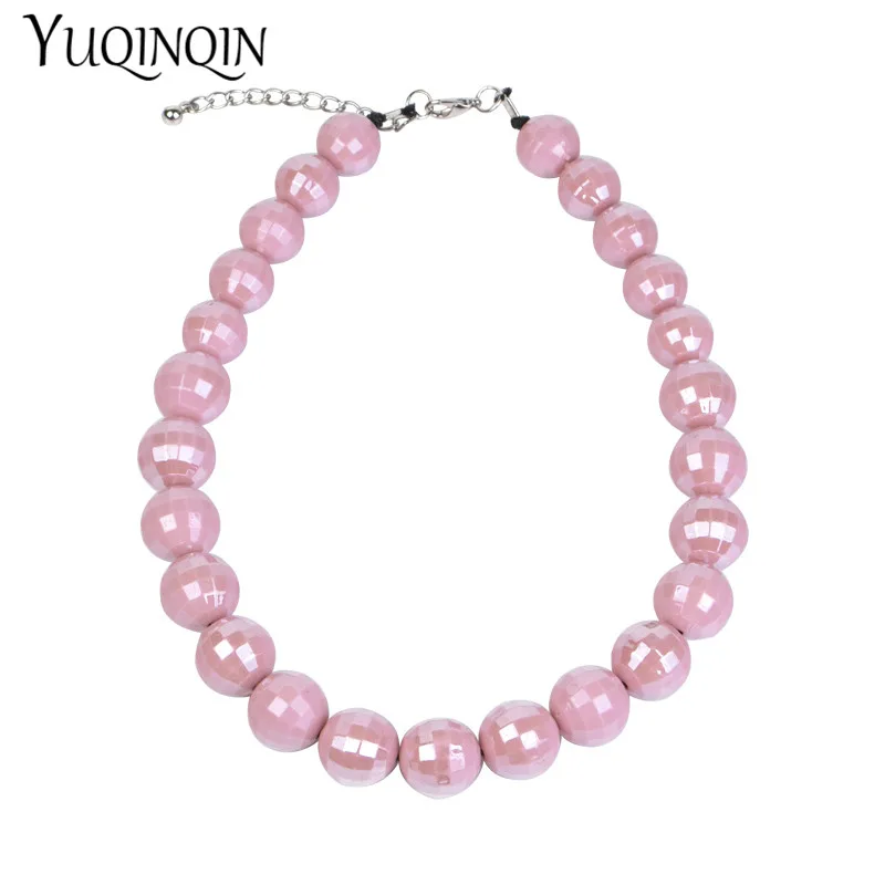 Vintage Long Resin Bead Chains Fashion Necklaces for Women Round Geometric Acrylic Designer Necklace for Girls Jewelry Wholesale
Vintage Long Resin Bead Chains Fashion Necklaces for Women Round Geometric Acrylic Designer Necklace for Girls Jewelry Wholesale