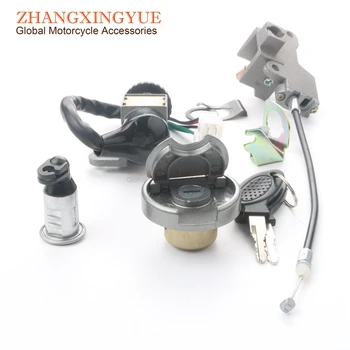 Scooter Lock Set & 5 Plug Ignition Lock & Tank Cap for ZONGSHEN Cab Wind ZS50QT 50cc 4-stroke
Scooter Lock Set & 5 Plug Ignition Lock & Tank Cap for ZONGSHEN Cab Wind ZS50QT 50cc 4-stroke