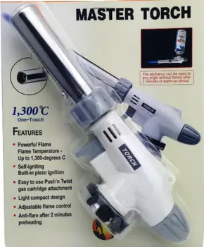 Blowtorch Cooking Soldering Butane Gas Torch Flame Gun Auto Ignition Blow Jet Burner Lighter Welding Burning Iron Heating BBQ
Blowtorch Cooking Soldering Butane Gas Torch Flame Gun Auto Ignition Blow Jet Burner Lighter Welding Burning Iron Heating BBQ