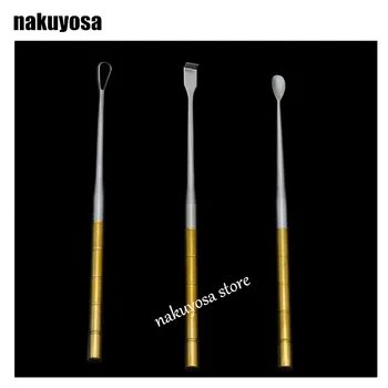 3pcs/set Gold stainless steel Underarm odor Spatula tool Rake Flat handle Body odor Spatula Single head Chicken heart Round hand
3pcs/set Gold stainless steel Underarm odor Spatula tool Rake Flat handle Body odor Spatula Single head Chicken heart Round hand