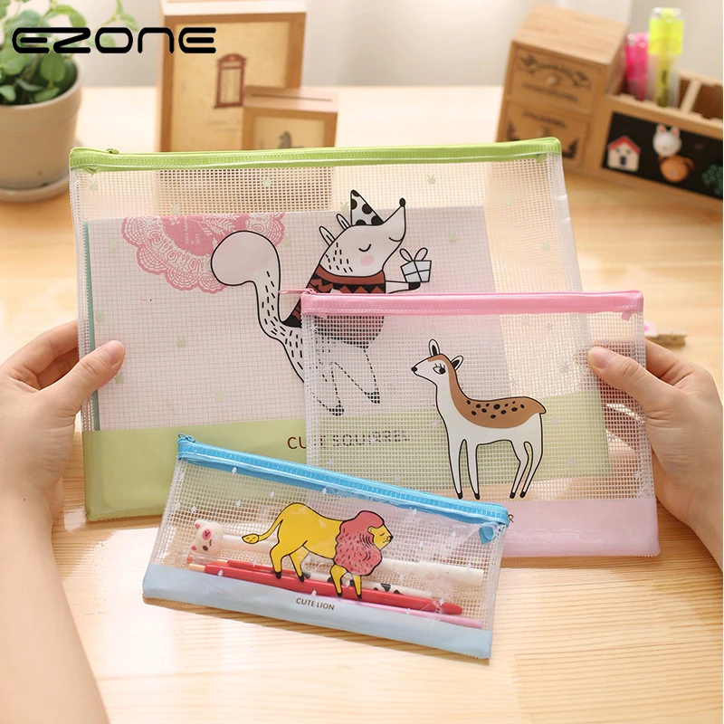 EZONE Cartoon Document Bag Kawaii Bear/Squirrel/Lion Pattern Different Size File Bag For Business Briefcase Paper Storage Supply
EZONE Cartoon Document Bag Kawaii Bear/Squirrel/Lion Pattern Different Size File Bag For Business Briefcase Paper Storage Supply