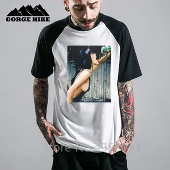 

Newest village styles summer t shirt men brand new Naked sexy Girl with drinking Printed No Fade Pure Cotton Men Stylish T-shirt