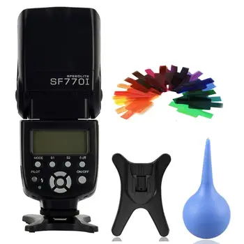 Universal SF770I LCD Flash Speedlite for Canon Nikon Pentax Olympus Panasonic Digital Cameras
Universal SF770I LCD Flash Speedlite for Canon Nikon Pentax Olympus Panasonic Digital Cameras