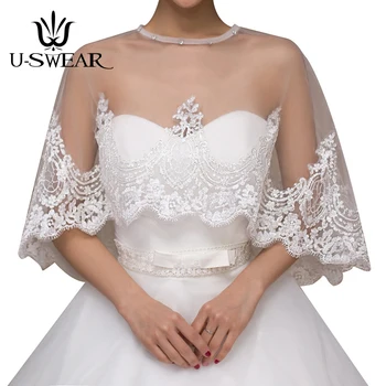 U-SWEAR Hot Sale Mesh Sheer Lace Flora Embroidery Bolero Women Jacket One Size Sexy Wedding Accessories Bridal Wrap Shawls
U-SWEAR Hot Sale Mesh Sheer Lace Flora Embroidery Bolero Women Jacket One Size Sexy Wedding Accessories Bridal Wrap Shawls