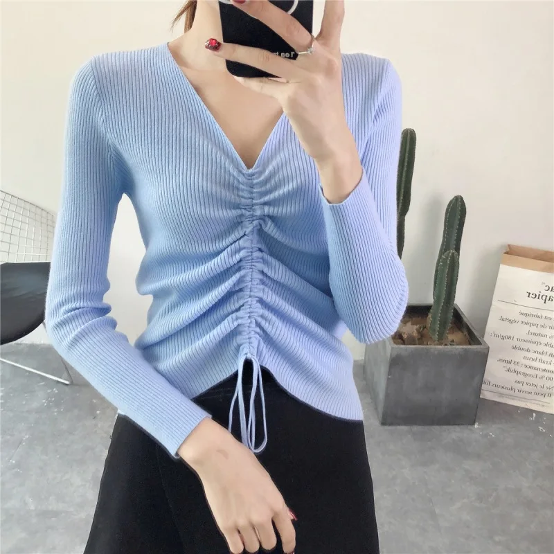 Autumn Winter 9 Solid Colors Women Sweater Casual V-Neck Crochet Knit Sweater Coat Fashion Long Sleeve Pullovers Women Sweater
Autumn Winter 9 Solid Colors Women Sweater Casual V-Neck Crochet Knit Sweater Coat Fashion Long Sleeve Pullovers Women Sweater