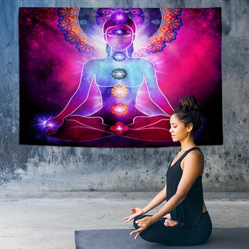 Wall Art Chakra Tapestry Wall Hanging Indian Hippie Mandala Tapestry Psychedelic Tapestries Galaxy Decor Yoga Rugs Wall Cloth
Wall Art Chakra Tapestry Wall Hanging Indian Hippie Mandala Tapestry Psychedelic Tapestries Galaxy Decor Yoga Rugs Wall Cloth