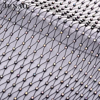 JUNAO 1Meter Glass AB Rhinestones Mesh Sewing Clear Crystal Trim Stretch Strass Mesh Sexy Women Jewelry Accessory Crafts
JUNAO 1Meter Glass AB Rhinestones Mesh Sewing Clear Crystal Trim Stretch Strass Mesh Sexy Women Jewelry Accessory Crafts