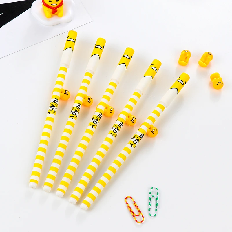 4PCS Cute Kawaii Gudetama Lazy Egg Gel Pen School Office Supply Writing Pen Student Stationery Gift 0.38mm Black Ink
4PCS Cute Kawaii Gudetama Lazy Egg Gel Pen School Office Supply Writing Pen Student Stationery Gift 0.38mm Black Ink