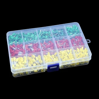 570pcs/lot Copper Crimp Connector Insulated Cord Pin End Terminal Ferrules kit set Wire terminals connector
570pcs/lot Copper Crimp Connector Insulated Cord Pin End Terminal Ferrules kit set Wire terminals connector