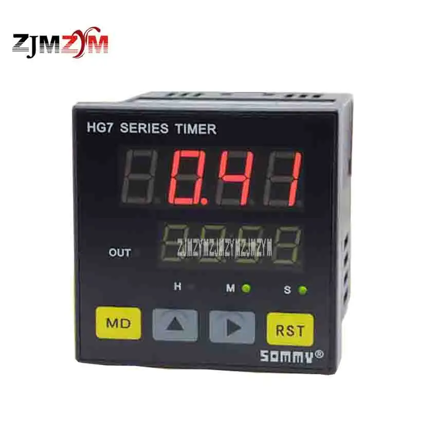 New Arrival Multifunction HG7-RB40 Time Relay AC220V 3A Double Row Four LED A Group of Relay Output Timing Time Relay Switch
New Arrival Multifunction HG7-RB40 Time Relay AC220V 3A Double Row Four LED A Group of Relay Output Timing Time Relay Switch