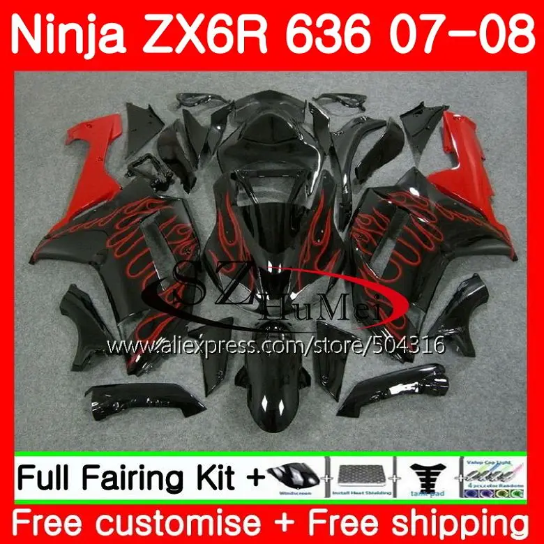 Body For KAWASAKI red flames NINJA ZX 6R 07-08 600CC ZX-636 ZX636 8SH14 ZX600 ZX6R 07 08 ZX 636 ZX-6R 2007 2008 Fairings kit
Body For KAWASAKI red flames NINJA ZX 6R 07-08 600CC ZX-636 ZX636 8SH14 ZX600 ZX6R 07 08 ZX 636 ZX-6R 2007 2008 Fairings kit