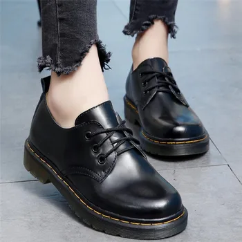 Oxford Shoes For Women Shoes Woman Cow Leather Martin Ankle Female Casual Shoes Flats 2018 Spring Autumn Lace-Up Zapatos Mujer
Oxford Shoes For Women Shoes Woman Cow Leather Martin Ankle Female Casual Shoes Flats 2018 Spring Autumn Lace-Up Zapatos Mujer