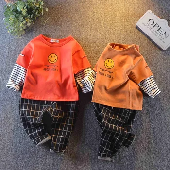 Baby Boys Clothes Kids Tracksuits Toddler Long Sleeve Sweatshirt Pullovers+plaid Casual Pants 2pcs Sets Baby Clothes Sweatshirts
Baby Boys Clothes Kids Tracksuits Toddler Long Sleeve Sweatshirt Pullovers+plaid Casual Pants 2pcs Sets Baby Clothes Sweatshirts