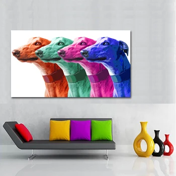 1 Piece Modern Art Canvas Painting Poster Prints Greyhound Animal Oil Painting Modern Colorful Galgo Wall Art Picture Unframed
1 Piece Modern Art Canvas Painting Poster Prints Greyhound Animal Oil Painting Modern Colorful Galgo Wall Art Picture Unframed