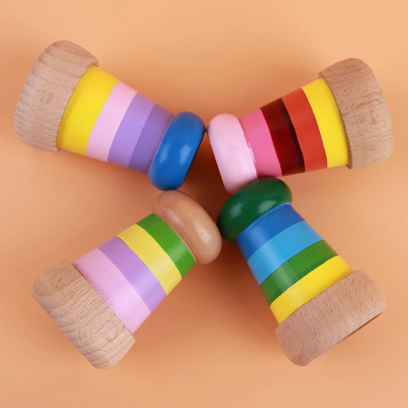 Rainbow Wooden Toys Cute Magical Mini Kaleidoscope Bee Eye Effect Polygon Prism Children Toy
Rainbow Wooden Toys Cute Magical Mini Kaleidoscope Bee Eye Effect Polygon Prism Children Toy