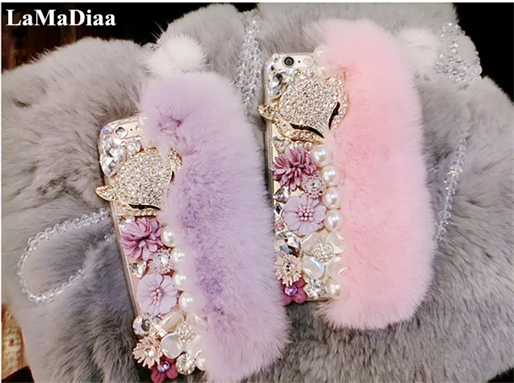Case For Samsung Galaxy J5 J6 J7 J8 2018 A6 A8 A7 A5 A3 A50 Cute Soft Fluffy Rabbit Fur Hair Bling Diamond TPU Protective Phon
Case For Samsung Galaxy J5 J6 J7 J8 2018 A6 A8 A7 A5 A3 A50 Cute Soft Fluffy Rabbit Fur Hair Bling Diamond TPU Protective Phon