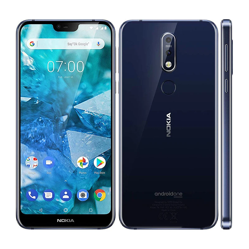 Смартфон Nokia 7 1 4G LTE 5 84 дюймов 4 Гб ОЗУ 64 ПЗУ Snapdragon 636 12 МП NFC Android|Смартфоны| |