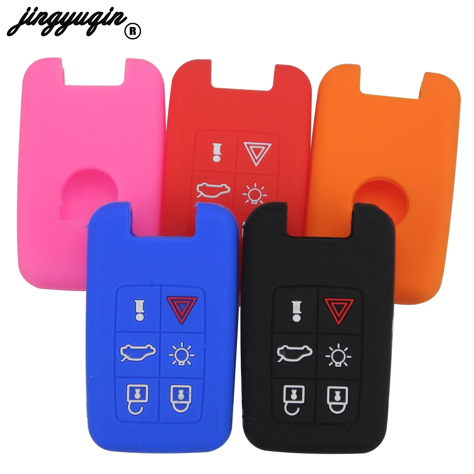 jingyuqin 6 Button Silicone Car Key Case Smart Remote Keyless Fob Protect Cover For Volvo V40 S80 XC60 S60L V60 XC90 V70 S40
jingyuqin 6 Button Silicone Car Key Case Smart Remote Keyless Fob Protect Cover For Volvo V40 S80 XC60 S60L V60 XC90 V70 S40