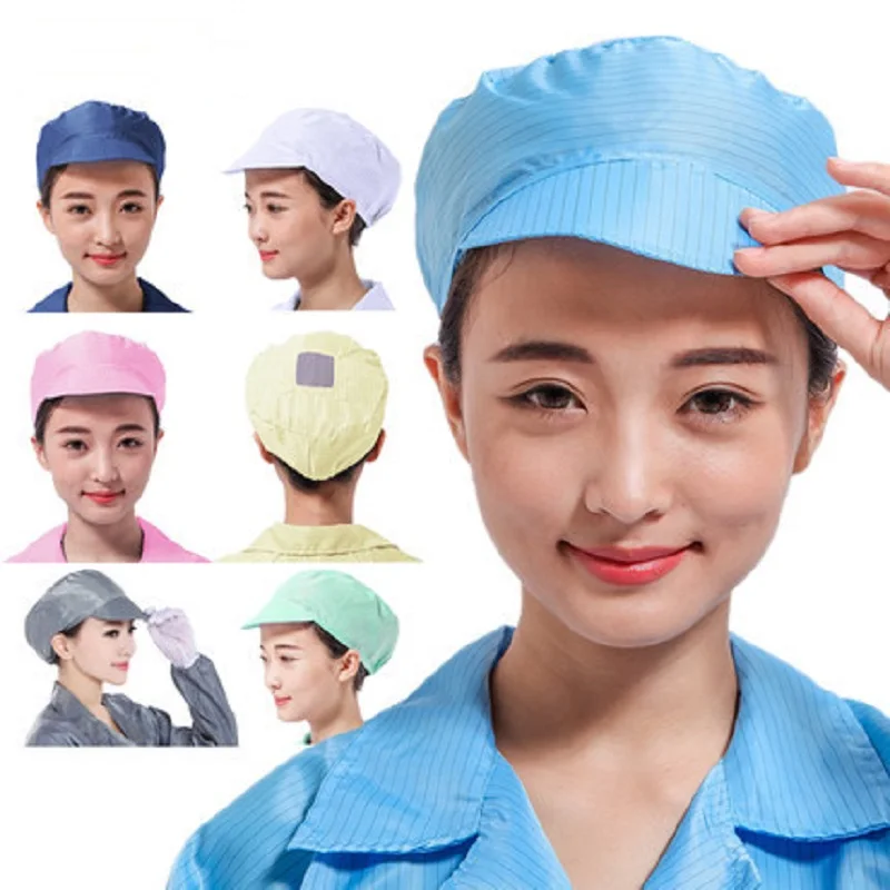 1pcs Washable Unisex Food Workshop Laboratory Caps Polyester Fibre Anti-static Dust Cap Clean Room Pharmaceutical Clear Work Hat
1pcs Washable Unisex Food Workshop Laboratory Caps Polyester Fibre Anti-static Dust Cap Clean Room Pharmaceutical Clear Work Hat