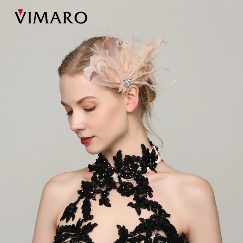 VIMARO Elegant Champagne Feather Wedding Fascinator Wedding Hair Accessories For Women Hair Jewelry Hair Combs Gift Headpiece
VIMARO Elegant Champagne Feather Wedding Fascinator Wedding Hair Accessories For Women Hair Jewelry Hair Combs Gift Headpiece