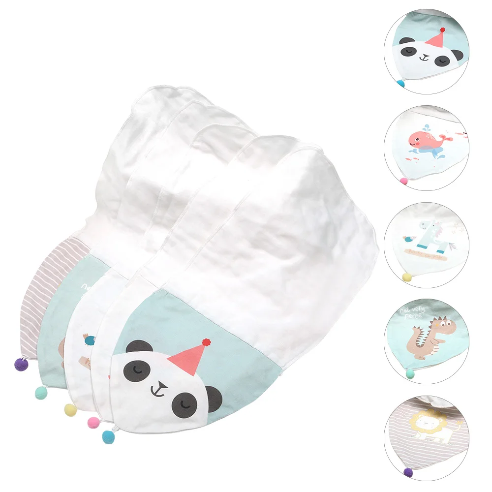 Baby Bandana Drool Bibs Cotton Yarn 5 Pack Triangle Soft Absorbent Comfortable Cartoon Animals for Infant Toddler
Baby Bandana Drool Bibs Cotton Yarn 5 Pack Triangle Soft Absorbent Comfortable Cartoon Animals for Infant Toddler