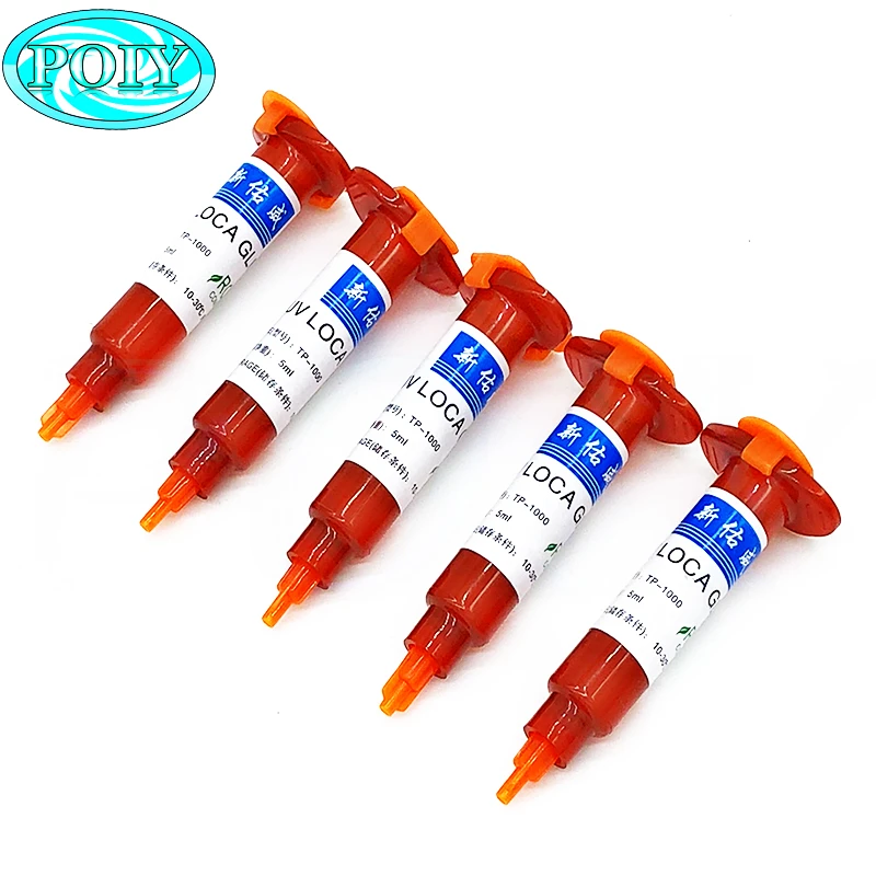 5PCS 5ML TP-1000 LOCA UV glue liquid optical clear adhesive tp 1000 uv glue tp1000 for touch screen samsung galaxy iPhone
5PCS 5ML TP-1000 LOCA UV glue liquid optical clear adhesive tp 1000 uv glue tp1000 for touch screen samsung galaxy iPhone