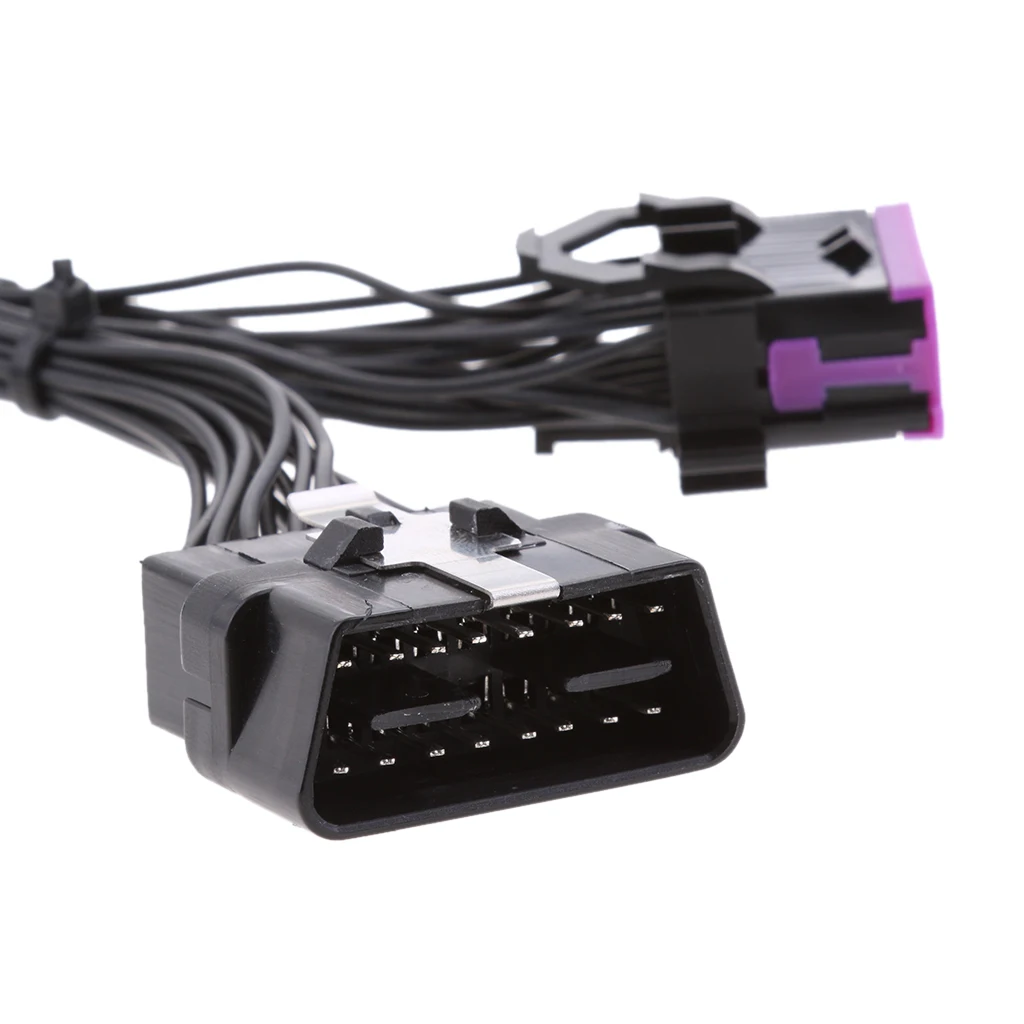 16-Pin 1 to 2 OBD2 OBD II Y Splitter Male to Female Diagnostic Connector Cable Adapter for All Cars High Performance 20.5cm 16-Pin 1 to 2 OBD2 OBD II Y Splitter Male to Female Diagnostic Connector Cable Adapter for All Cars High Performance 20.5cm