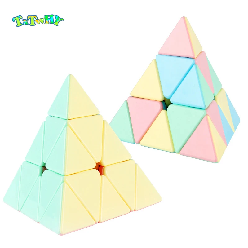 Triangle Pyramid Magic Speed Cube 3x3x3 Twist Puzzle Speed Cubes Macaron pyramid color Special Toys For Children Kids gift
Triangle Pyramid Magic Speed Cube 3x3x3 Twist Puzzle Speed Cubes Macaron pyramid color Special Toys For Children Kids gift