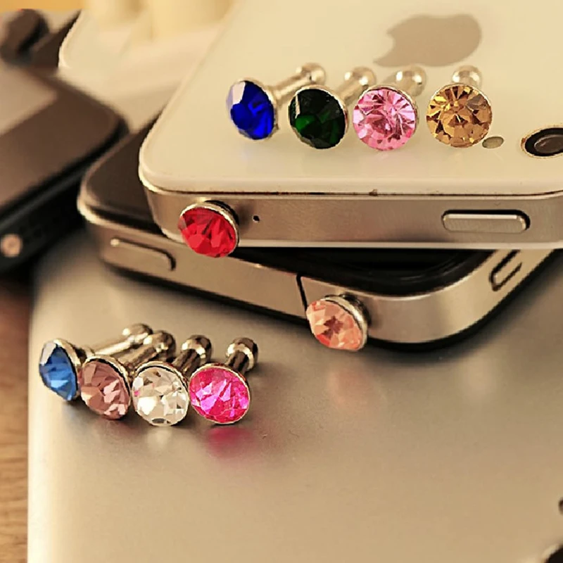 10pcs Universal 3.5mm Cell Phone Earphone Plug For iPhone 6 5s for Samsung HTC Headphone Jack Stopper Bling Diamond Dust Plug 
10pcs Universal 3.5mm Cell Phone Earphone Plug For iPhone 6 5s for Samsung HTC Headphone Jack Stopper Bling Diamond Dust Plug