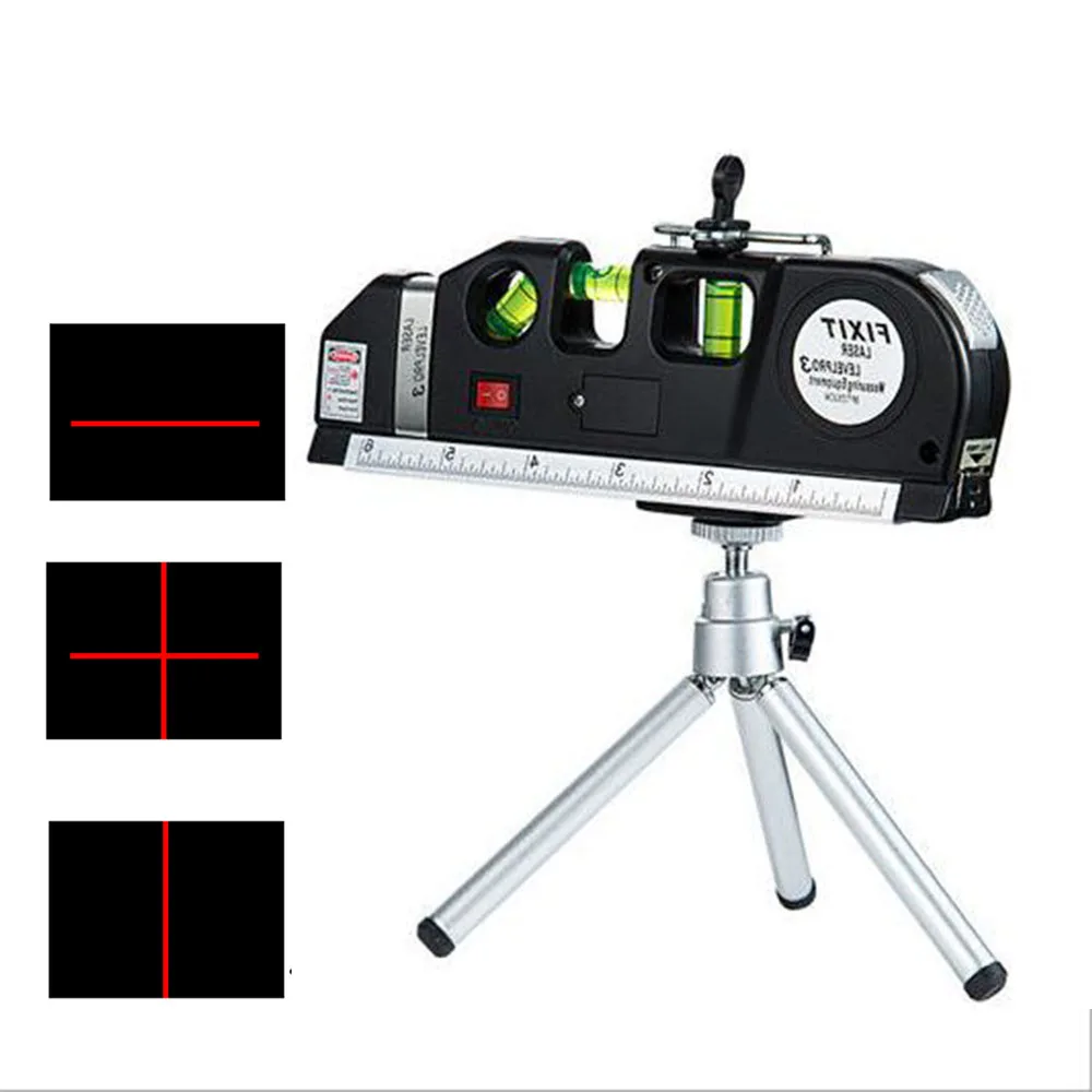 Adjusted Laser Level Horizon Vertical Measure 8FT Aligner Standard and Metric Rulers Multipurpose Cross Lines Instrument + Tripo
Adjusted Laser Level Horizon Vertical Measure 8FT Aligner Standard and Metric Rulers Multipurpose Cross Lines Instrument + Tripo
