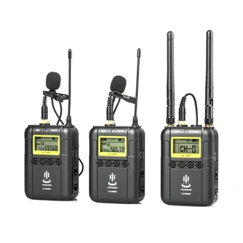 Professional Video Recording Microphone System Dual-channel with Lavalier Lapel Mic for Canon Nikon Sony Smartphone DSLR Cameras
Professional Video Recording Microphone System Dual-channel with Lavalier Lapel Mic for Canon Nikon Sony Smartphone DSLR Cameras