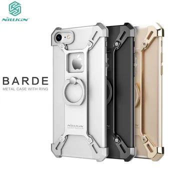 For iphone 7 Capa Handy Phone Stand Cover Original Nillkin Metal Tough Back Cover Ring Shape Holder for iphone 7 Plus Case
For iphone 7 Capa Handy Phone Stand Cover Original Nillkin Metal Tough Back Cover Ring Shape Holder for iphone 7 Plus Case